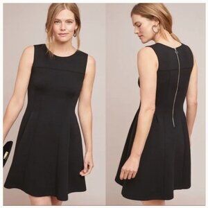 NWT Anthropologie Black Sleeveless Fit & Flare Debutante Dress - Women's X-Large